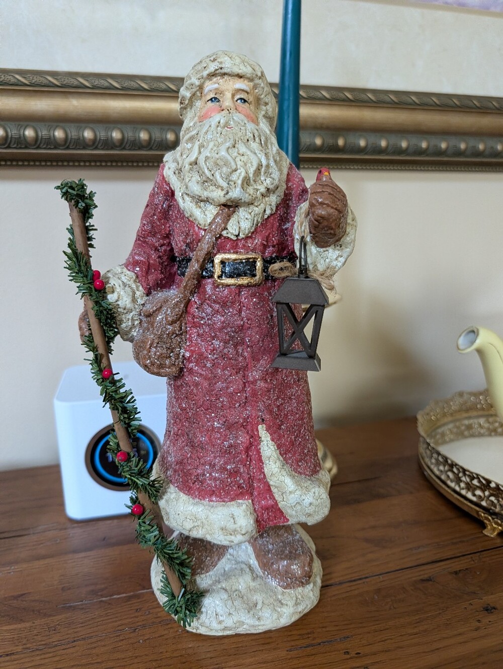 Classic Red Santa Figurine Holiday Decor